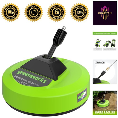 #ad Pro Grade 12quot; Pressure Washer Surface Cleaner Perfect for Driveways amp; Patios $85.99