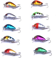 11 pcs Mini Crankbaits- Crappie/ Speck/ Panfish/ trout fishing lures