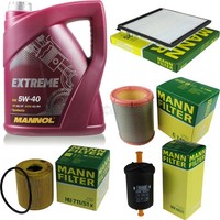Mann Inspektionspaket 5L Mannol Extreme 5W-40 FüR CitroëN Berlingo Kasten 1.1I