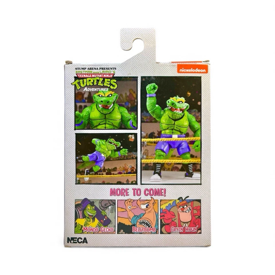NECA TMNT Teenage Mutant Ninja Turtles Adventures Serie Edición 7 Leatherhead. D4 Foto 3 de 4