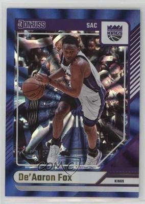 2024-25 Panini Donruss Holo Blue Laser 31/49 De'Aaron Fox #26 zg6