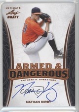 2015 Leaf Ultimate Draft Bronze Etched Foil Nathan Kirby #AD-NK1 Auto 4z4