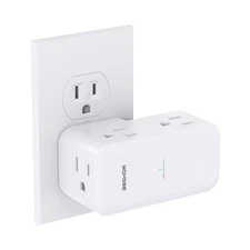 Surge Protector Outlet Extender- with Rotating Plug,6 AC Multi Plug Wall Outlet,
