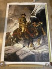 Hand Painted Canvas Replica “Bonaparte Crossing The Alps” By Paul Delaroche. Big — photo 1