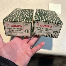 Vintage Pflueger No 431 Soft Rubber Ring Grip Replacement Grips Read Description