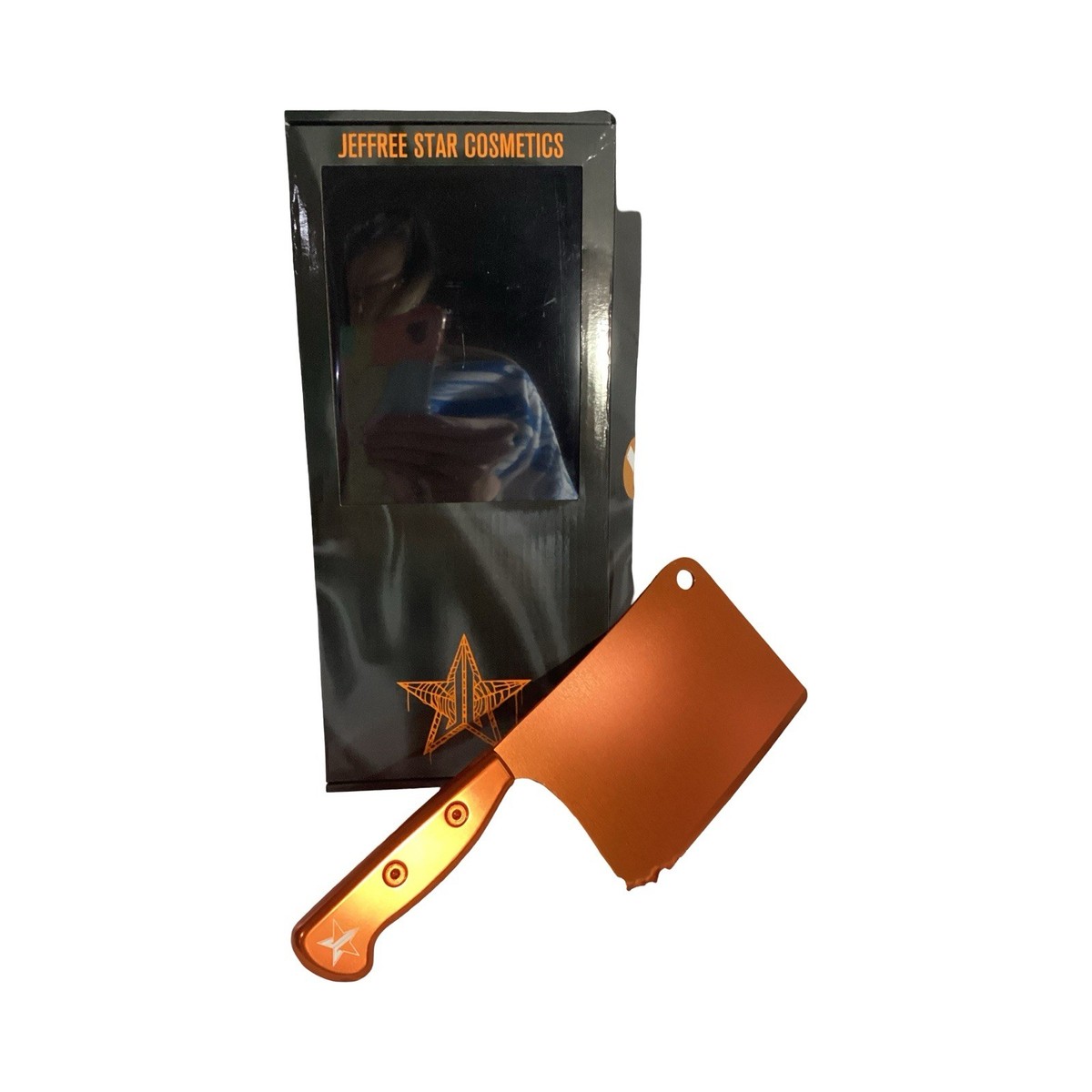 Jeffree Star Cosmetics Orange Metallic Pumpkin Slasher Hatchet