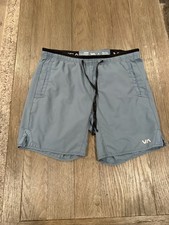 Mens Rvca VA Green Shorts Small S