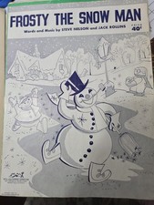 Frosty The Snow Man Sheet Music Piano Voice U...