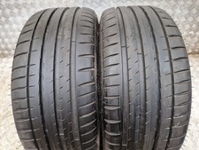 PAIR OF 225 40 18 92y xl MICHELIN Pilot Sport4 PART WORN TYRES 7mm