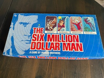 Six Million Dollar Man board game Complete 1975 Vintage Based on the TV show