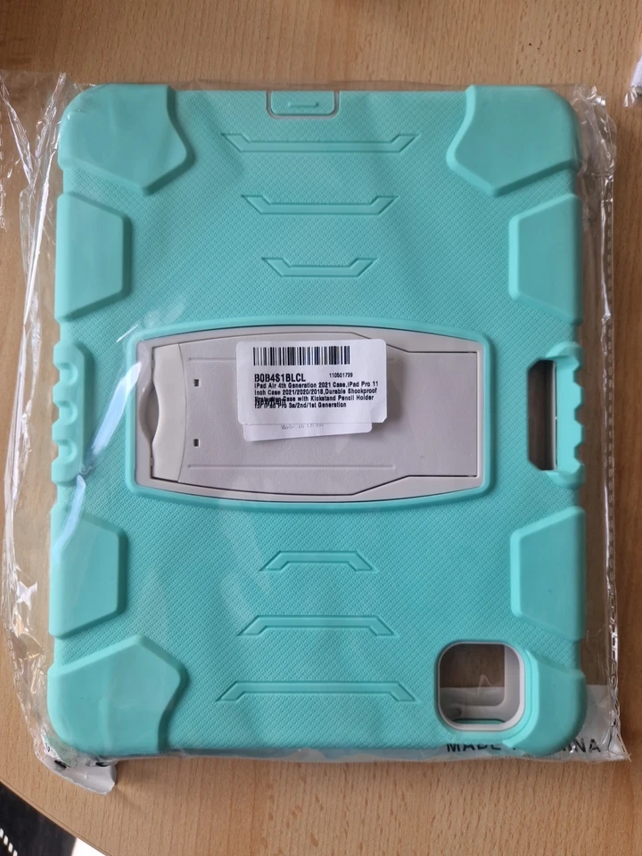 Tasche für iPad Air 4 10.9" mit Ständer und Stylus-Halterung Mint