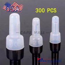 300x Closed End Crimp Cap Terminal Connectors 22-18 12-10 16-14GA AWG Gauge Wire