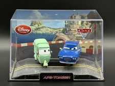 1:43 Scale Disney Cars 2 Ape & Tomber Diecast Porto Corsa Collector Case Pixar
