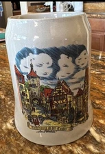 Vintage Stoneware German Beer Mug Rothenburg ob der Tauber  6” Tall
