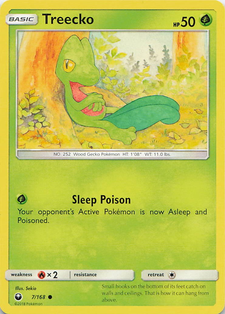 Treecko (7) Common SM - Celestial Storm 7/168 LP Sekio