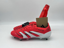 Adidas Predator Elite SG Men's Size 11 Soccer Cleats Red White ID3853
