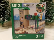Brio World Signal Station Toy Train Accessory, 33674