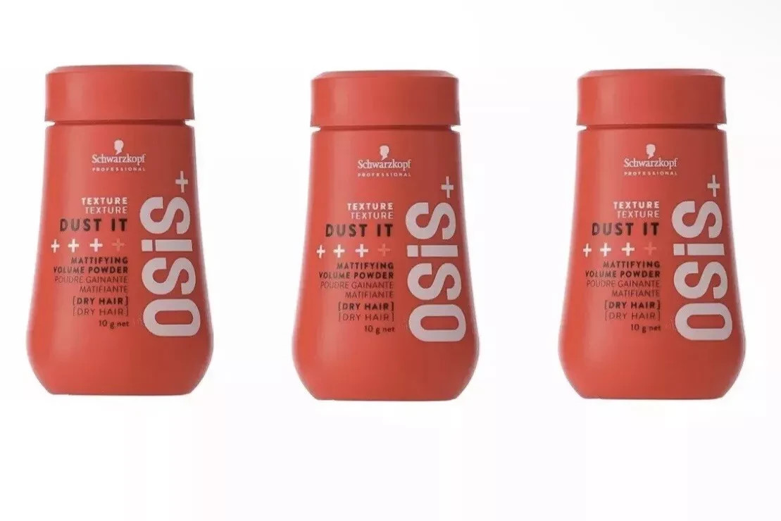 OSiS Dust It Mattifying VOLUME Powder  0.35 oz Pack of 3, 100% Authentic