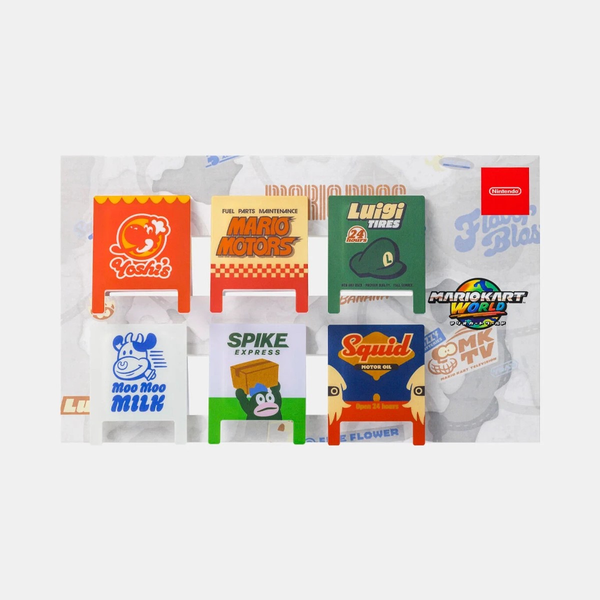 Nintendo TOKYO] Mario Kart World Sign Clip Set From JP NEW | eBay