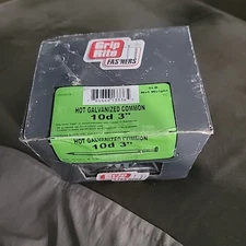 Grip Rite Finish Nails 10D 3” 5lb Exterior Hot Galvanized Common 10d