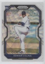 2021 Panini Prizm White Wave Prizm Edwar Colina #51 03rx