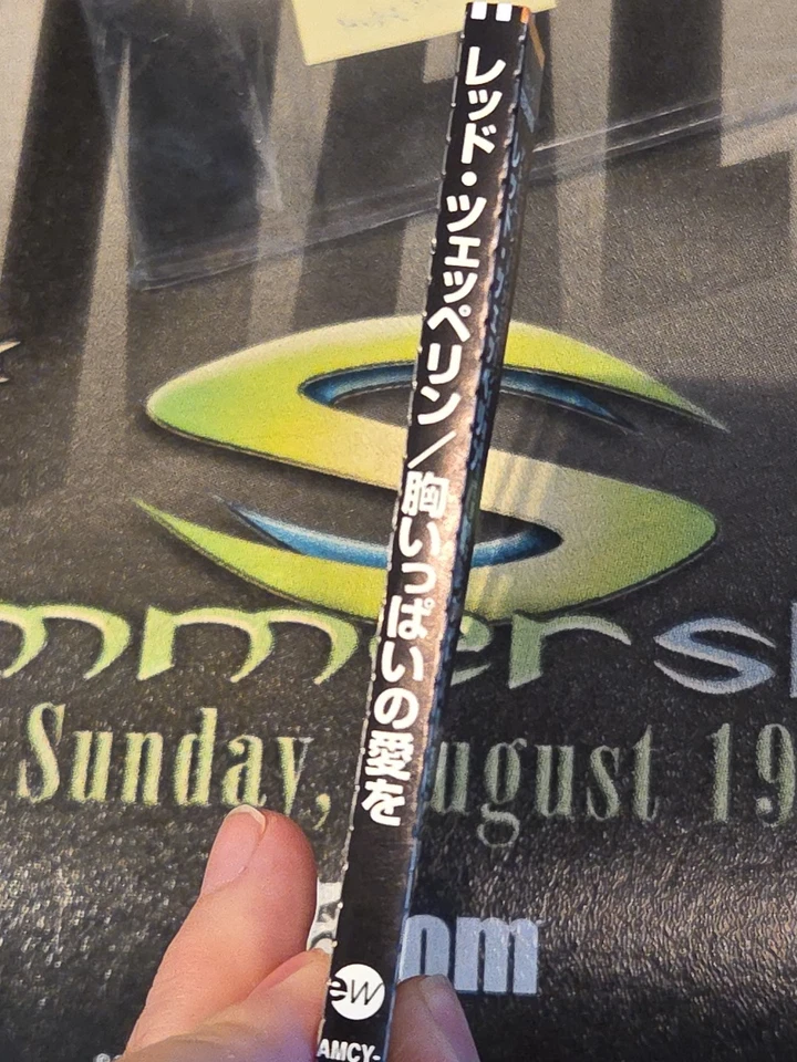 Led Zeppelin Whole Lotta Love CD Japan AMCY2403 1991 Atlantic EastWest Japan OBI Foto 3 de 4