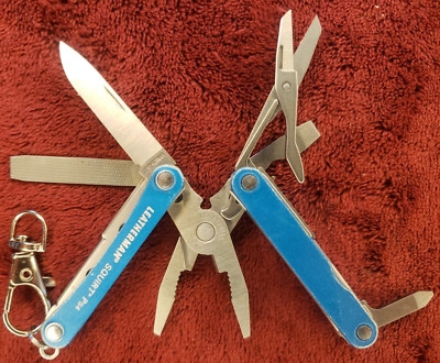   Leatherman Squirt PS4 Multi-Tool Blue Keychain