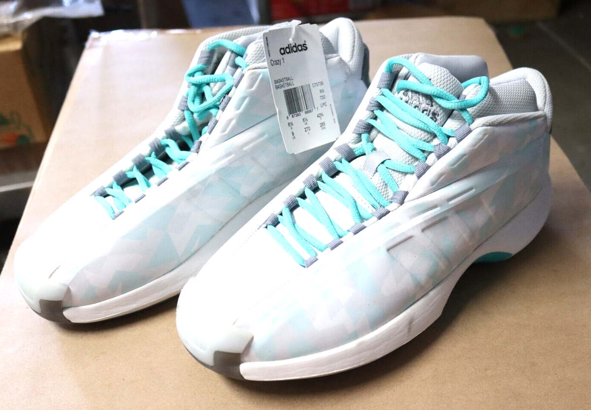 ADIDAS CRAZY 1 JACK FROST KOBE BRYANT BASKETBALL SNEAKERS SIZE 9