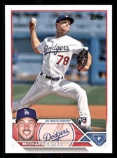 Michael Grove 2023 Topps #15 RC Los Angeles Dodgers