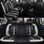 thumbnail 28 - Leather Car Seat Cover Waterproof Universal 5 Seats Full Set Front Back Covers