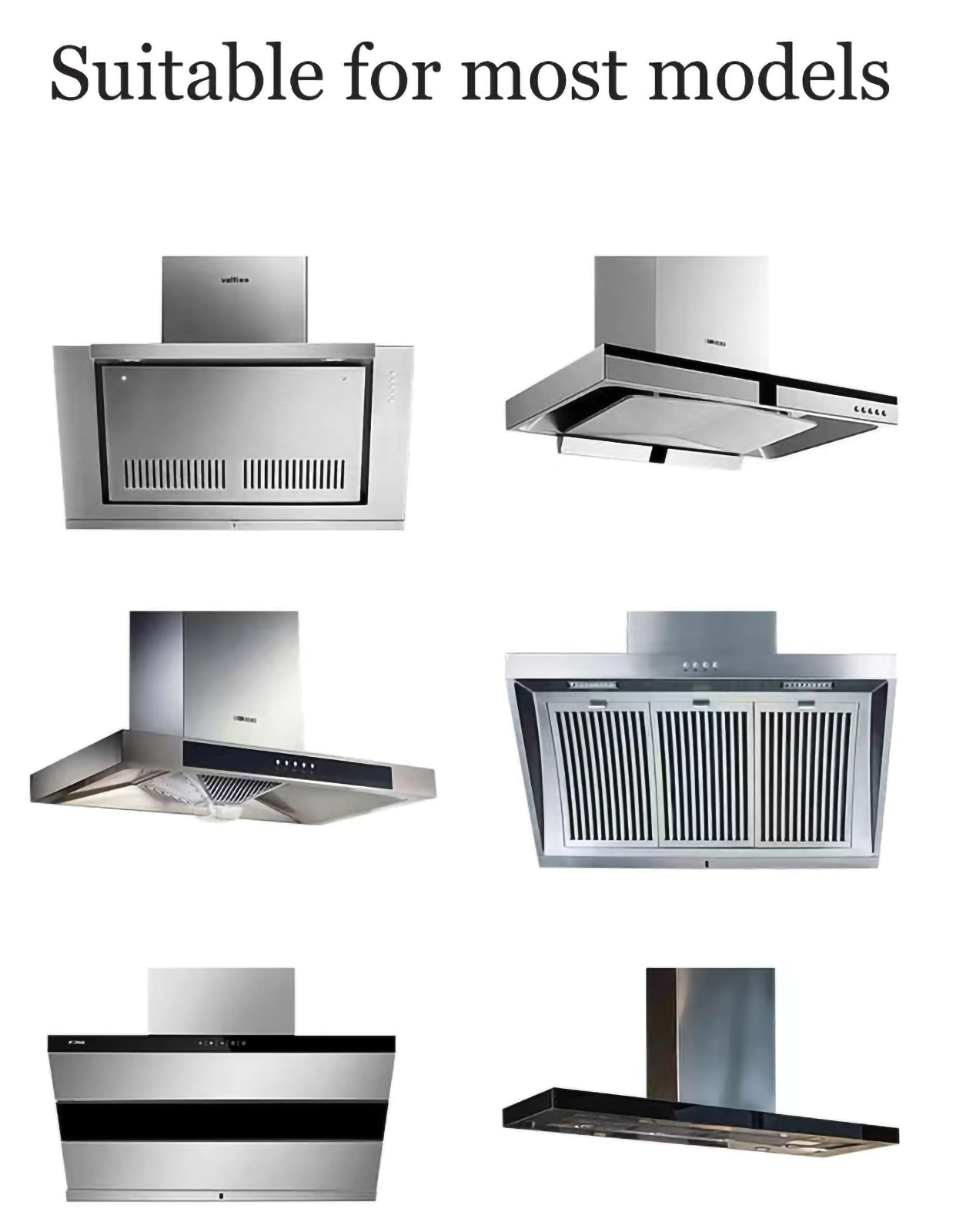 4 Extractor Fan Filter Paper Universal Oven Hood Cooker Filter Paper