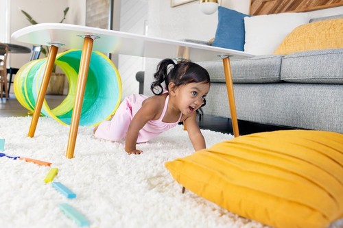 LOVEVERY | the Organic Cotton Play Tunnel | Pop-Up & Collapsible Play Tunnel wit - Picture 7 of 10