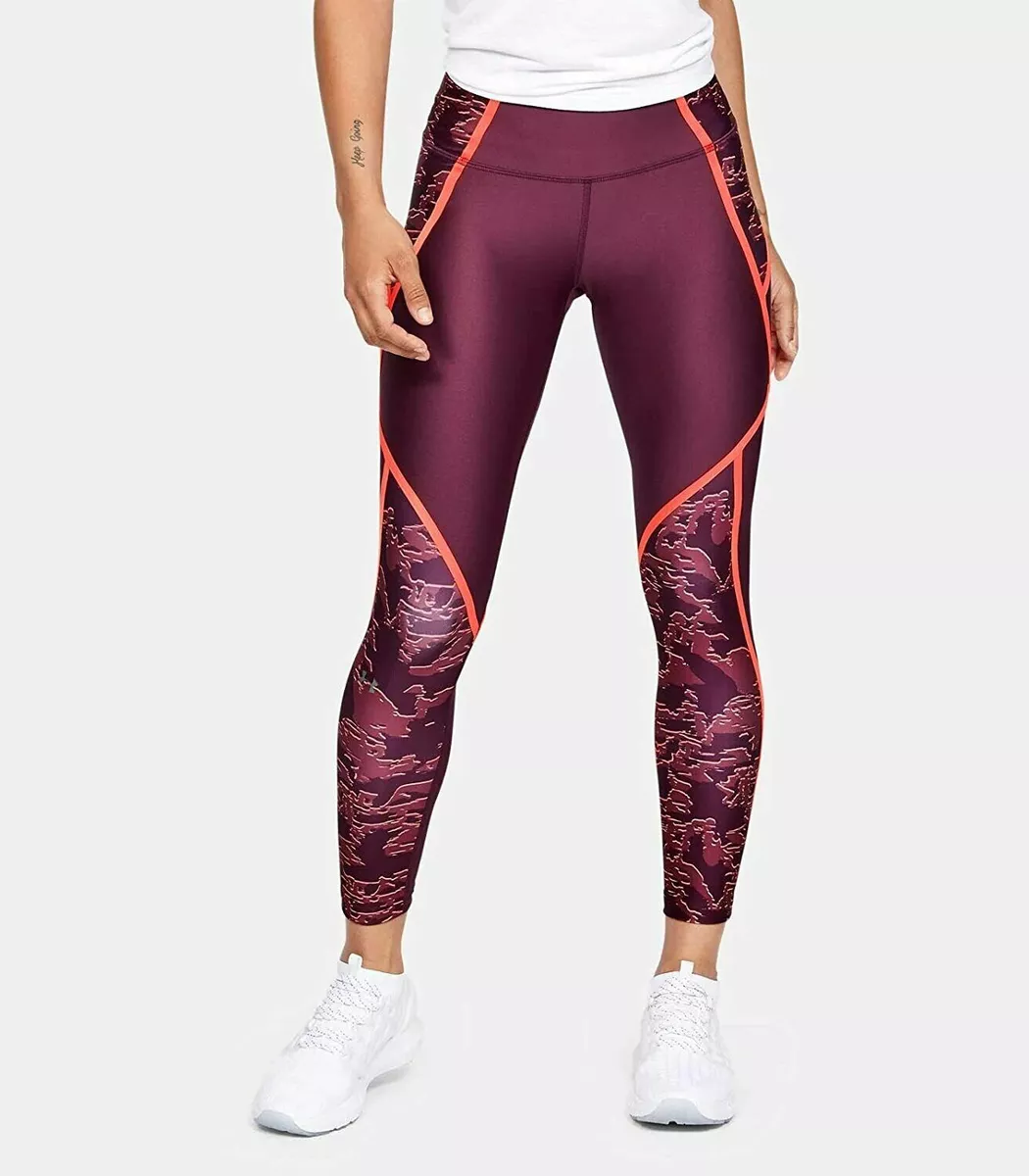 UNDER ARMOUR Womens Armour Edgelit Print Ankle Compression Leggings NWT  SIZE: XL