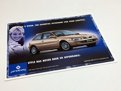 2000 Proton Satria 3 Door Information Sheet Brochure