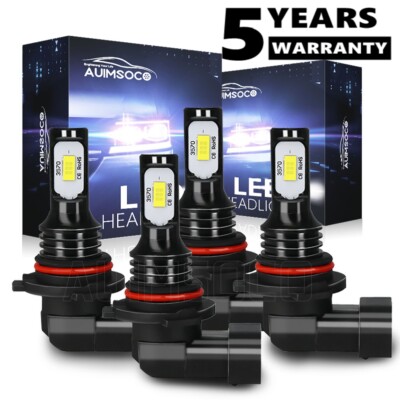 9005 9006 LED White Headlight Hi/Lo Beam Combo Bulbs For 1500 2500 3500 - Foto 3