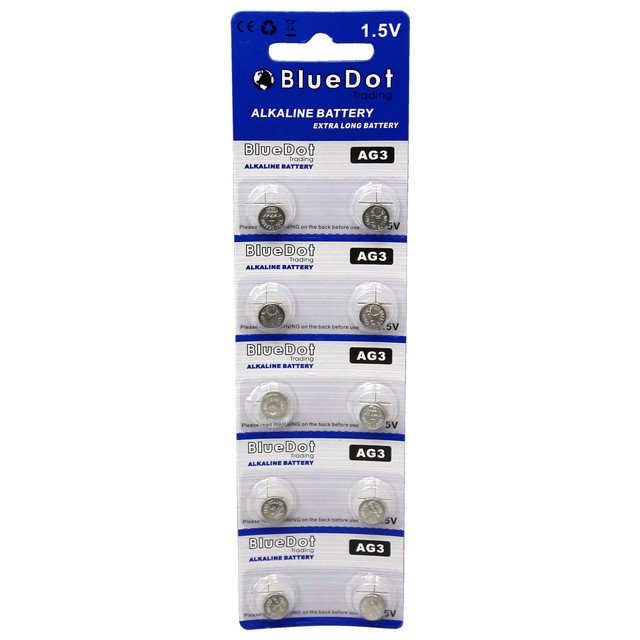 NEW (10 count) AG3 LR41 392 V3GA V36A GP192 L736 G3 G3A Cell Button