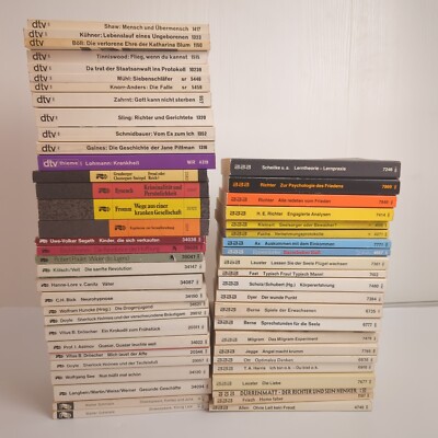 22 Rororo 20 Klett-Cotta 12 Dtv Verlag Taschenbücher Buch Sammlung | Akzeptabel