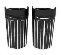 AN Al Fork Boot Covers Pair 10 Gauge Machined Road Glide 98 | eBay