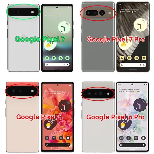 Coque Google Pixel 7 Etui Housse Silicone Rebords Renforcés Antichoc Transparent - Photo 2/5