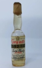 Vintage Dolls House Toy Grocery Store Miniature Whisky Bottle Grant's Stand Fast