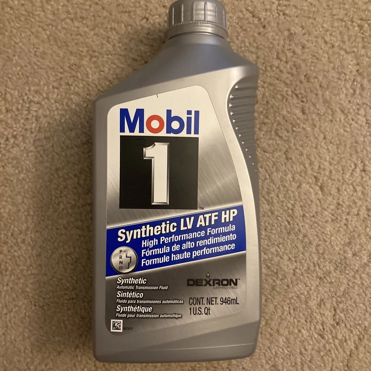 Mobil 1 Full Synthetic LV Automatic Transmission Fluid HP, 6-Pack of 1  quarts