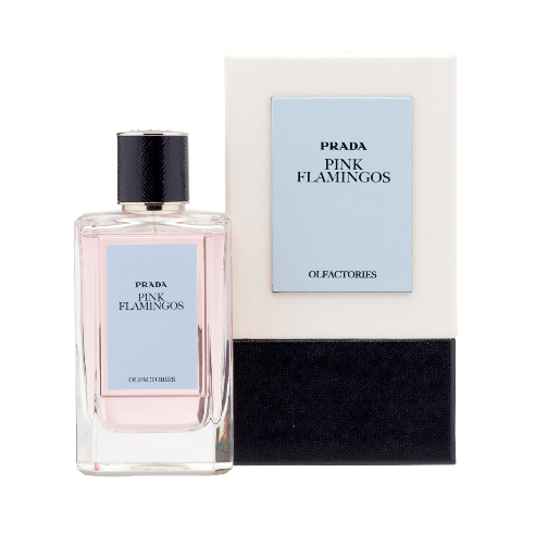 prada pink flamingos