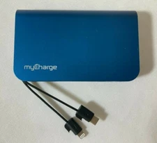 myCharge 10K mAh External Battery Pack Charger, Lightning + USB-C Cable Built In