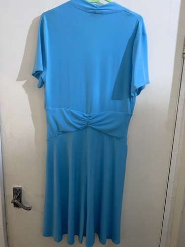 JOANNA HOPE MAXIKLEID GRÖSSE 12 JERSEY PARTY TÜRKIS BLAU FORMELLES KLEID TRÄGERLOS - Bild 21 von 21