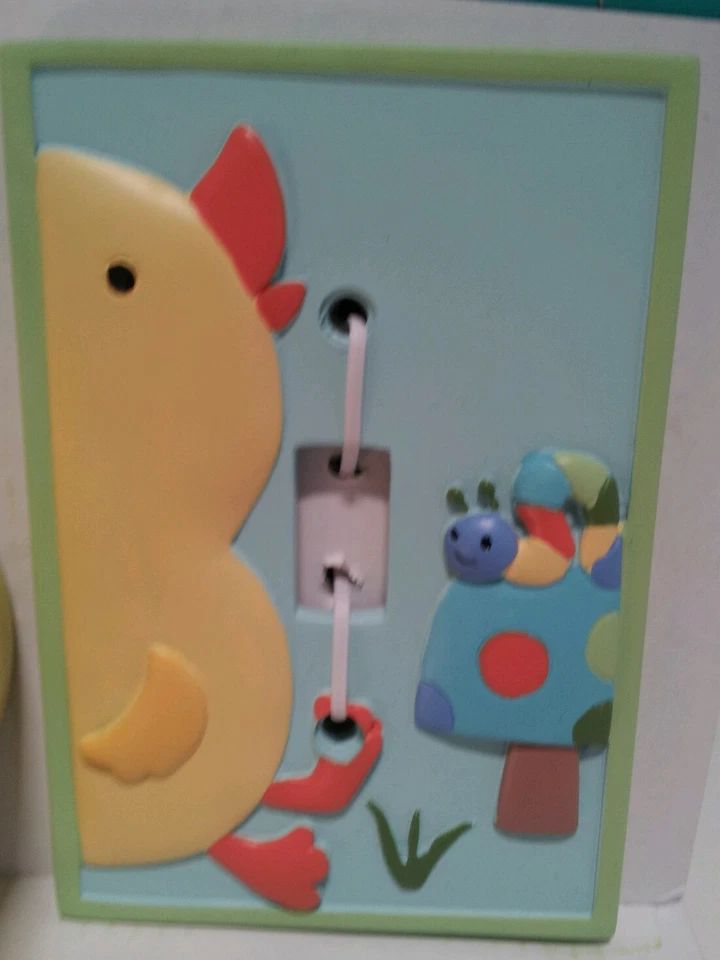 KIDSLINE TIDDLIWINKS LUZ NOCTURNA E INTERRUPTOR PLACA CUBIERTA GUARDERÍA EN EL ESTANQUE SIN USAR, EN CAJA Foto 2 de 4