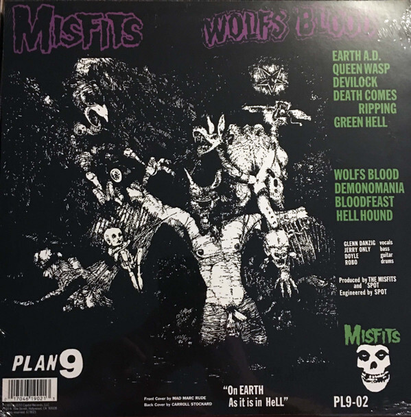 Misfits - Earth A.D. / Wolfs Blood Vinyl, LP, 45 RPM, Album