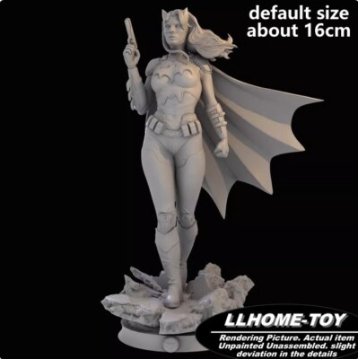 Anime Superhero Batgirl Barbara Gordon Resin 3D Print GK Figure DIY Model