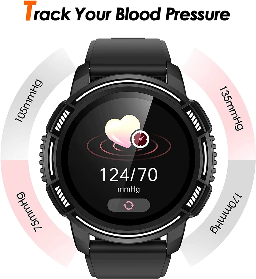 Smart Uhr, Monitor Blutdruck Herz Sauerstoff Usw At Home, Save Eltern Leben - Bild 2 von 4