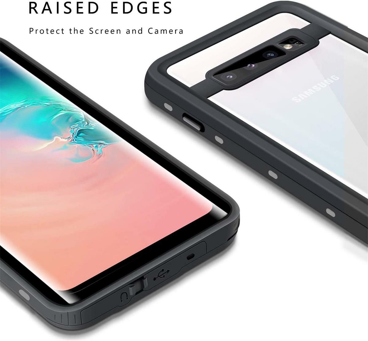 For Samsung Galaxy S10 Waterproof Case Dust Shockproof Cover w/Screen