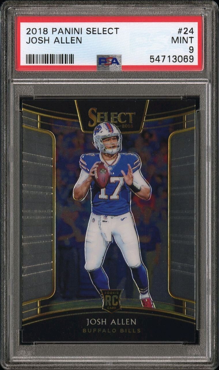 2018 Panini Select - Josh Allen Concourse #24 RC PSA 9